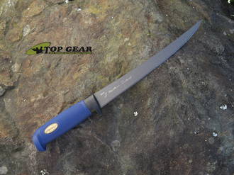 Marttiini Martef 9 Inch Fish Filleting Knife, Blue Handle - 846014TC