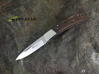 Maserin Caccia Hunter Lockback Knife, 440 Series Stainless Steel, Cocobolo Wood Handle - 126-1LGP