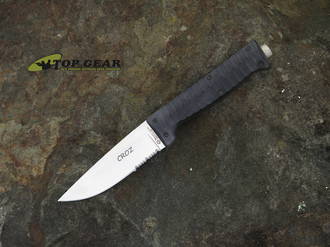 Maserin Croz Hunting Knife, Bohler N690 Stainless Steel, G10 Handle, Black - 976-G10N