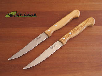 Maserin Steak Knife with Olive Wood Handle - 632212