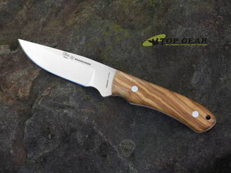 Miguel Nieto Linea Roadrunner 4.25 Inch Knife, Olive Wood Handle - 8950