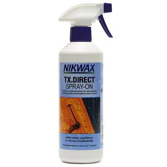 Nikwax TX.Direct Spray-on Waterproofing Spray for Wet Weather Clothing, 300 ml - 571-NZL
