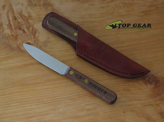Old Hickory Bird and Trout Knife with Leather Sheath - 7027