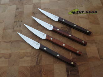 Ontario Robeson Viking 4-Piece Steak Knife Set, Made in USA - 6416