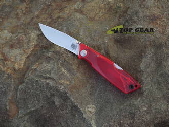 Ontario Wraith Ice Lightweight Folding Knife, 1.4116 Stainless Steel, High Impact Polymer, Red - 78798