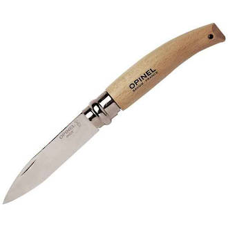 Opinel No 8 Garden Knife, Stainless Steel, Beechwood - OP33080
