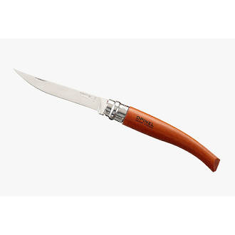 Opinel Slimline No. 10 Folding Pocket Knife, Bubinga Wood - 00013