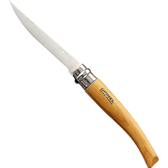 Opinel Slimline No. 10 Folding Pocket/Fillet Knife - Beech Wood 00517