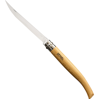 Opinel Slimline No. 15 Folding Fish Fillet Knife, Beechwood Handle - OP00519