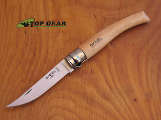 Opinel Slimline No. 8 Pocket Knife, Beechwood - OP00516