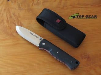 Real Steel Bushcraft and Survival Folder with G-10 Handle - 3716