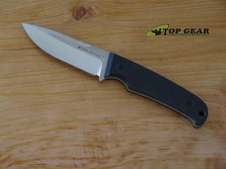 Real Steel Pointman Fixed Blade Knife, Sandvik 14C28N Stainless Steel, Black - 3741