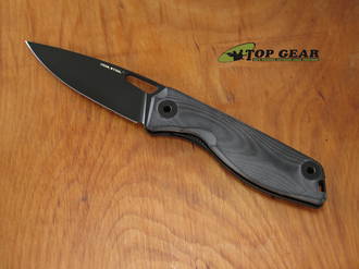 Real Steel Sidus Linerlock Knife, D2 Tool Steel, G-10 Handle, Black - 7461