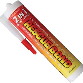 Rescue Resue Bond - The Ultimate Sealant and Adhesive - RB2NP10-CLR