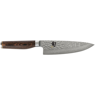 Shun Premier 6" Chef's Knife with Pakka Wood Handle - TDM-0723