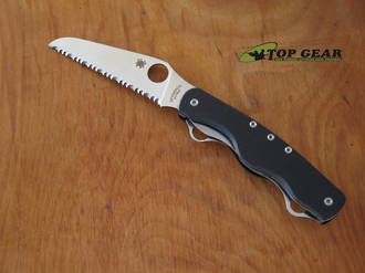 Spyderco Clipittool™ Rescue™ Knife, 8Cr13MoV Stainless Steel, G10 Handle - C209GS