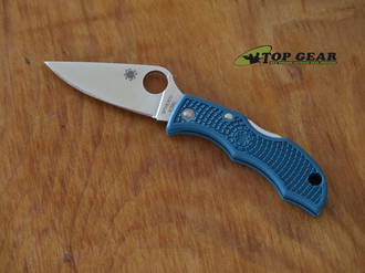 Spyderco Ladybug 3 Knife, Blue Handle, K390 Tool Steel, Razor Edge - LFP3K390