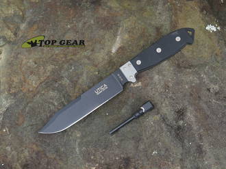 Utica Cutlery 11-UTKB6 Stealth VI Survival Bowie Knife with Sharpener and Fire Steel - 11-UTKB6
