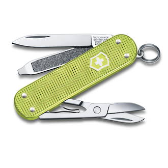 Victorinox Classic Colors Keyring Knife, Lime Twist - 0.6221.241G