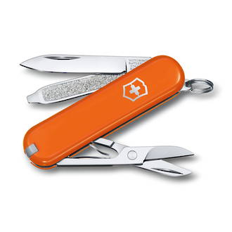 Victorinox Classic SD Colors Mango Tango Keyring Knife, Mango Tango Orange - 0.6223.83G