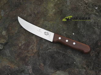 Victorinox Curved Skinning Knife, Rosewood Handle, 150 mm - 5.8000.15