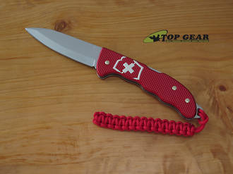 Victorinox Hunter Pro Alox Red Swiss Army Knife, Red Alox Handle - 0.9415.20
