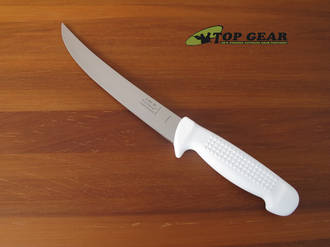 Victory Butcher's 8" Breaking Knife, White Polypropylene Handle - 2/501/20/115