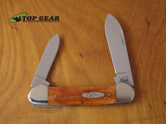 WR Case Canoe Pocket Knife with Chestnut Bone Handle - 28705