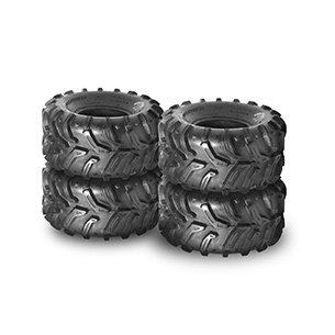 Tyre Combo (4) 26x10-12 & 26x12-12 Swamp Witch W158 Deestone