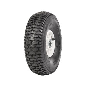 Wheel 4" Plastic Narrow White Ã‚Â¾" FB Rim 11x400-4 4ply Turf Tyre W130 Deestone