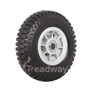 Wheel 4" Plastic Grey 3/4" FB Rim 250-4 Solid W102