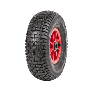 Wheel 5" Plastic Red 3/4" Bush Rim 11x400-5 4ply Turf Tyre W130 Deestone