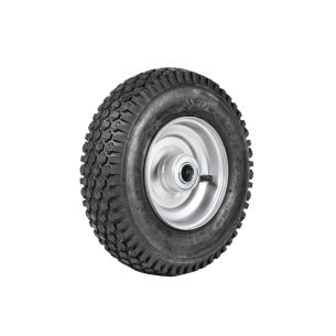 Wheel 2.50-6" Silver 1" FB Rim 410/350-6 4ply Diamond Tyre W108