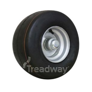 Wheel 4.50-6" Silver 25mm BB Rim 13x650-6 4ply Slick Tyre W112