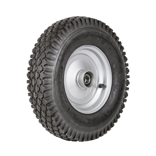 Wheel 2.50-8" Silver 1" BB Rim 480/400-8 4ply Diamond Tyre W108