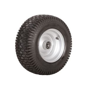 Wheel 5.50-8" Silver 25mm BB Rim 16x650-8 4ply Turf Tyre W130 Deestone