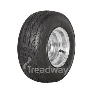 Wheel 5.375-8" Galv 4x4" PCD Rim 16.5x6.5-8 6ply Road Tyre W146 Deestone