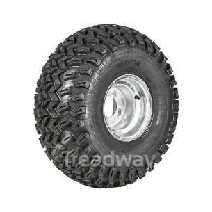 Wheel 7.00-8" Galv 4x4" PCD Rim 22x11-8 6ply AT Tyre W161