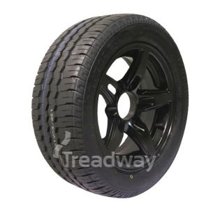 Wheel 13x5" Alloy Blade Satin Black 5x4.5" PCD Rim 195/50R13C 8ply  Tyre WR068 Velocity