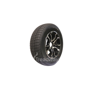Wheel 13x5" Alloy Loadstar XT Black 5x4.5" PCD Rim 175/70R13 Tyre RP28 Westlake