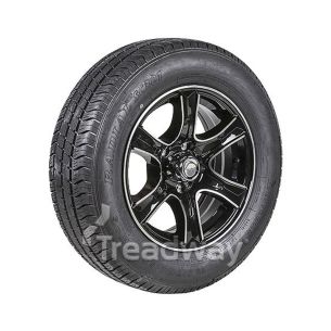Wheel 15x6" Alloy Razor Black 5x4.5" PCD Rim 195/70R15C 8ply Tyre H188