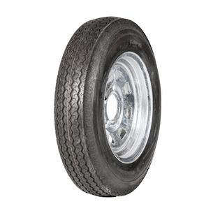 Wheel 12x4" Galv Spoke 5.4.5" PCD Rim 480-12 6ply Road Tyre W116 Deestone