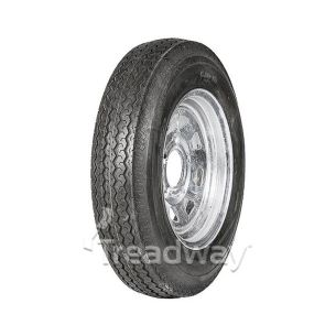 Wheel 12x4" Galv Spoke 5x4.5" PCD Rim 530-12 6ply Road Tyre W116 Deestone
