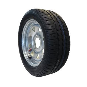 Wheel 13x5" Galv Spoke 5x4.5" PCD 10ET Rim 195/50R13C  Tyre WR068 Velocity