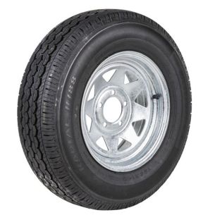 Wheel 14x6" Galv Spoke 5x4.5" (10mm OS) PCD Rim 195R14C 8ply Tyre H188 Westlake