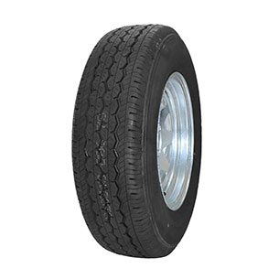 Wheel 14x6" Galv Spoke 5x4.5" (10mm OS) PCD Rim 195R14C 8ply Tyre H188 Westlake (High Load 2150lbs)
