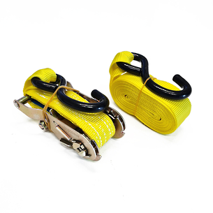 Tie Down Ratchet 35mm x 5m Webbing 1500kg Rated Yellow