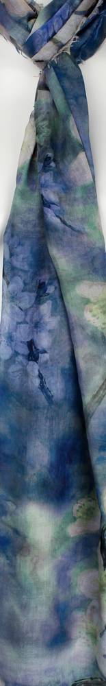 Alice & Lily printed  scarf blue Style:SC/4571/BLUE