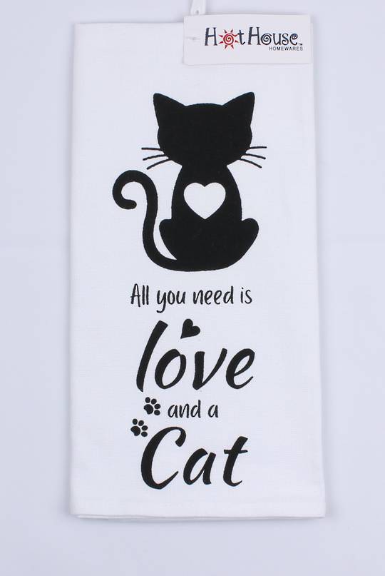 Cats tea towel. Code: TT-FS/CAT