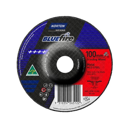 100x6x16 Metal Grinding Disc